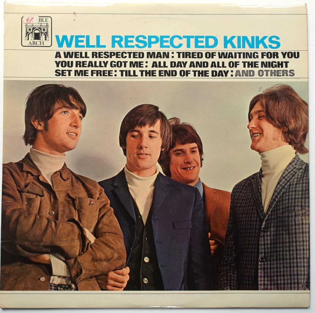 Kinks, well respected kinks, lp, vinyl, Gebruikt, Ophalen of Verzenden, 1960 - 1969, Inclusief binnenhoes