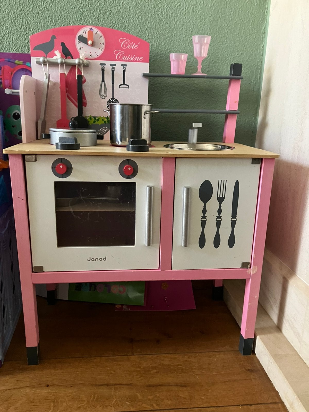 Houten speelkeukentje  gratis, Kinderen en Baby's, Speelgoed | Speelkeukens, Ophalen, Gebruikt
