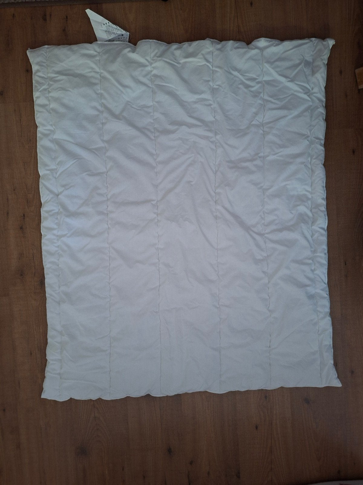 IKEA camping- of kinderdekbed 110x125 cm, Wasbaar, Wit, Deken, IKEA