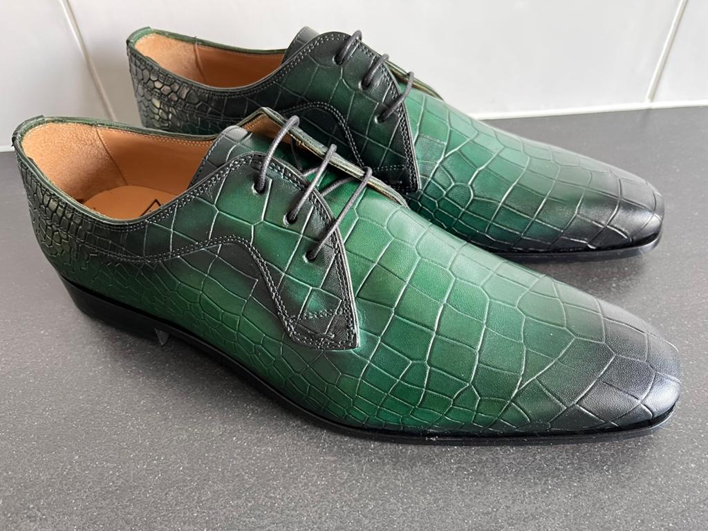 Handpainted herenschoenen maat 44 nieuw in doos, Kleding | Heren, Schoenen, Overige kleuren, Handpainted, Handpainted, Ophalen of Verzenden