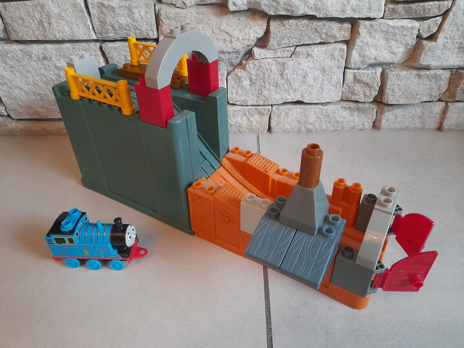 Mega Bloks Thomas de trein. Set 2., Ophalen of Verzenden, Gebruikt