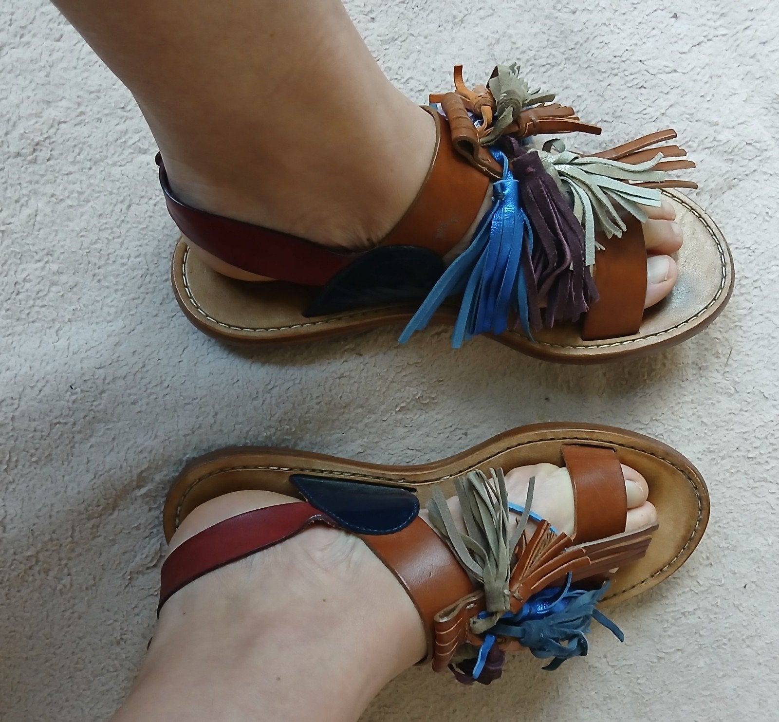 Isabel Marant sandalen met kwastjes - Maat 38, Kleding | Dames, Schoenen, Isabel Marant, Bruin, Sandalen of Muiltjes, Ophalen of Verzenden