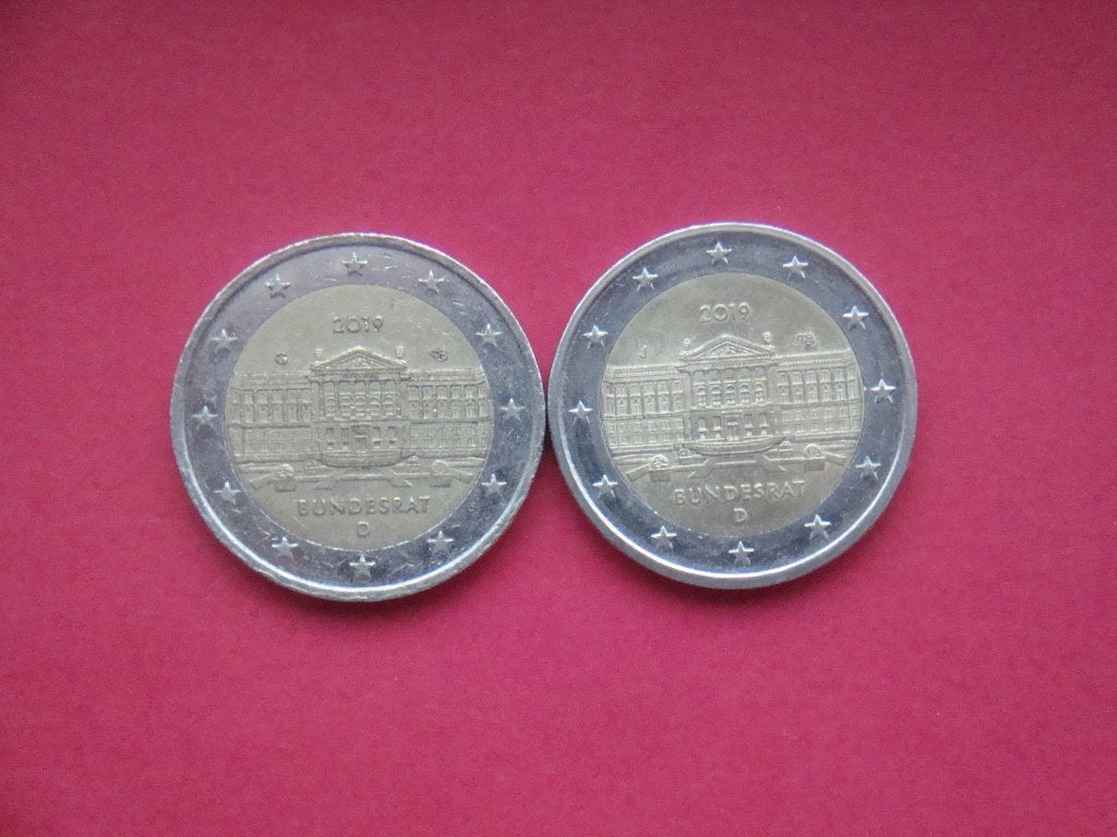 Duitsland 2 Euromunt Bundesrat 2019 j., Verzenden, Duitsland, 2 euro, Losse munt