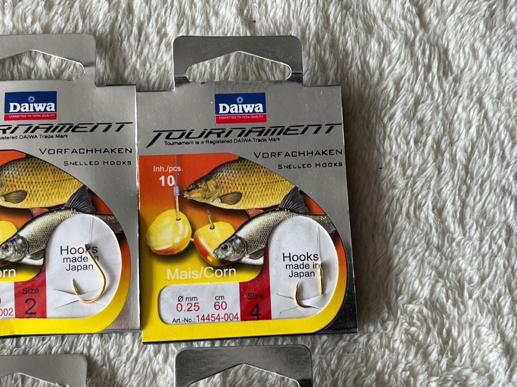 adv 150 / NIEUW set 6 onderlijnboekjes DAIWA 60cm, Ophalen of Verzenden, Nieuw, Haak