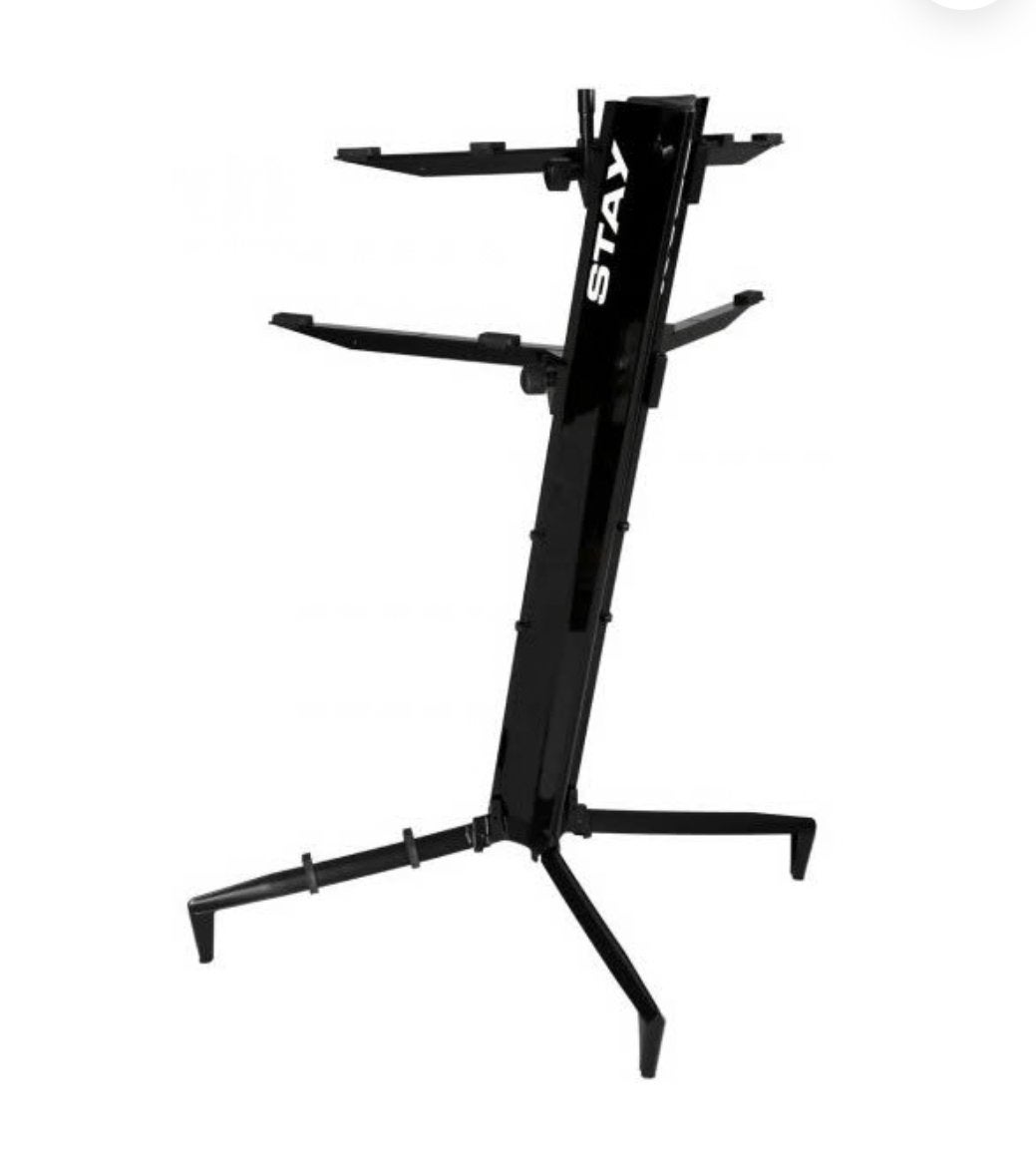 Stay Music Tower Model 1300/02 Black keyboard stand, Audio, Tv en Foto, Televisiebeugels, Ophalen, Zo goed als nieuw