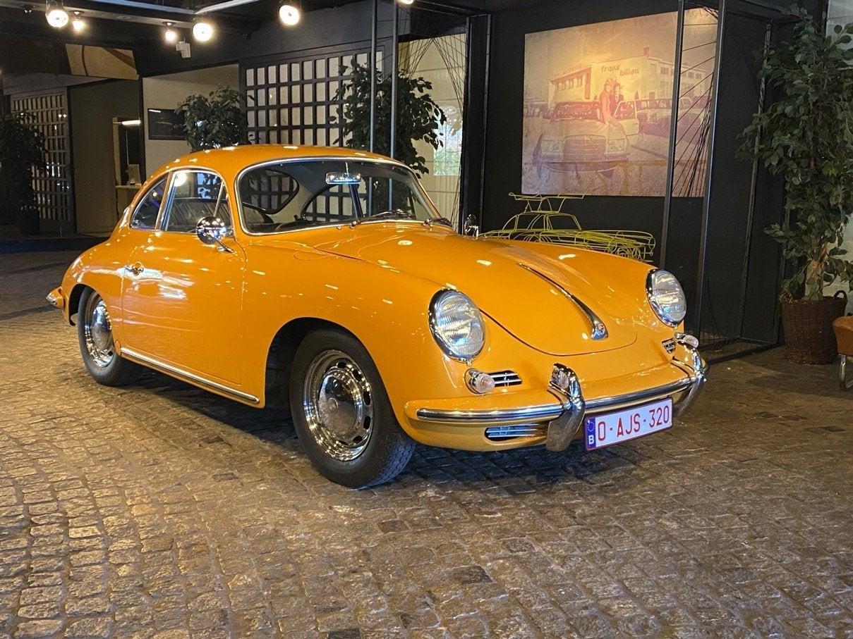 Porsche 356 356 C 1600 (bj 1963), Geel, Bedrijf, Coupé, Porsche