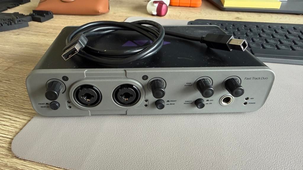Avid Fasttrack Duo geluidskaarts, Audio, Tv en Foto, Ophalen, Zo goed als nieuw, Audio