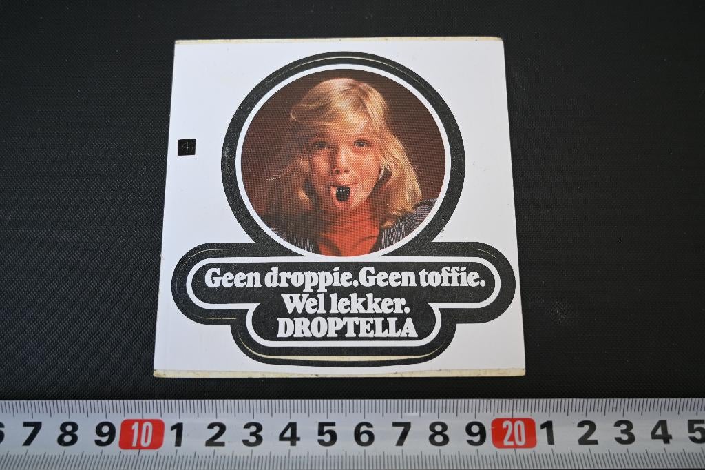 sticker geen droppie geen toffie wel lekker DROPTELLA 7000, Ophalen, Zo goed als nieuw