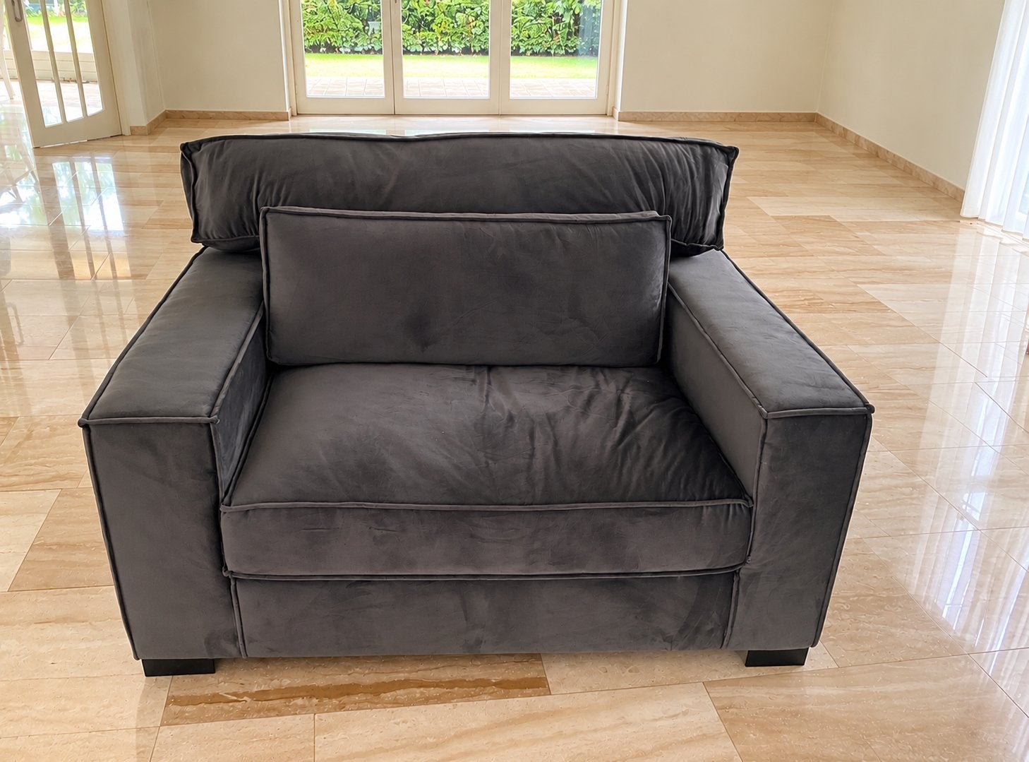 3 zits bank + 2x loveseat + 1x hocker/poef, Ophalen, Tweepersoons, 75 tot 100 cm, Zo goed als nieuw