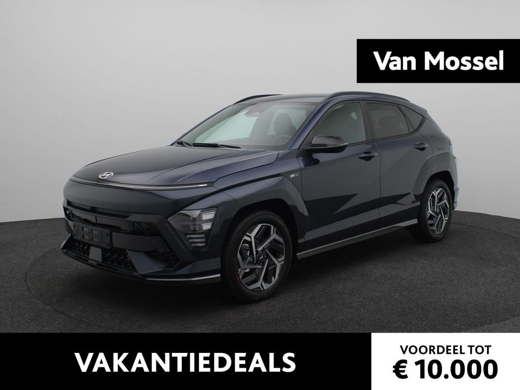 Hyundai Kona 1.6 GDI HEV N Line | Tijdelijk €2.500 Euro We, 137 pk, Met garantie (alle), Blauw, Bedrijf