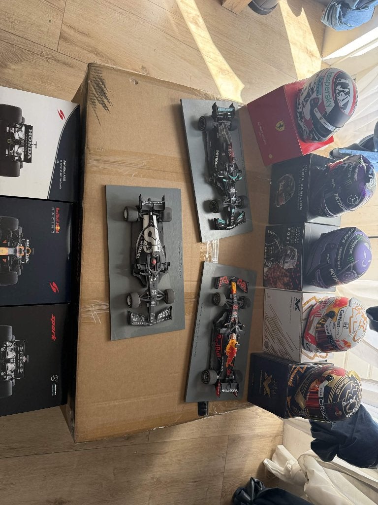 F1 helms en autos, Ophalen, Zo goed als nieuw, Overige typen, Overige merken