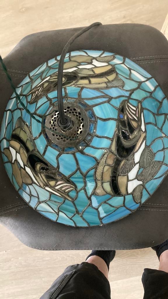 Tiffany hanglamp, Ophalen, Zo goed als nieuw, Minder dan 50 cm