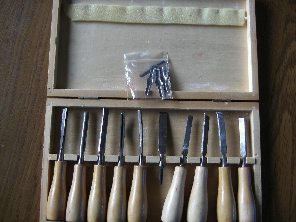 Beitels voor de hobbyist nooit gebruikt, Antiek en Kunst, Antiek | Gereedschap en Instrumenten, Ophalen
