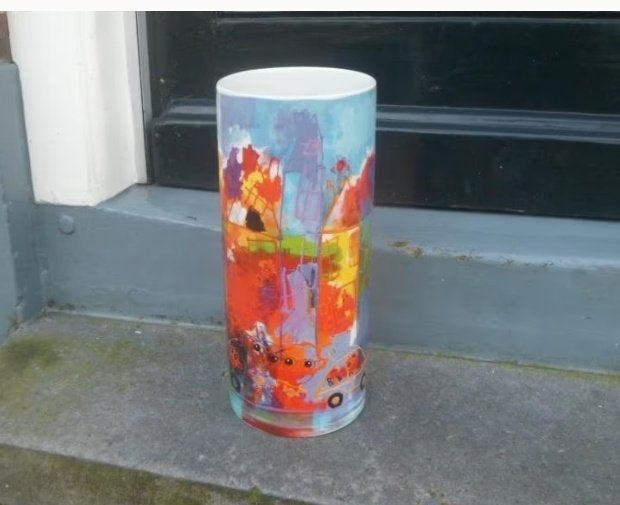 Grote VAAS Ad Verstijnen Schoonhoven Keramiek Holland 30 cm, Ophalen of Verzenden