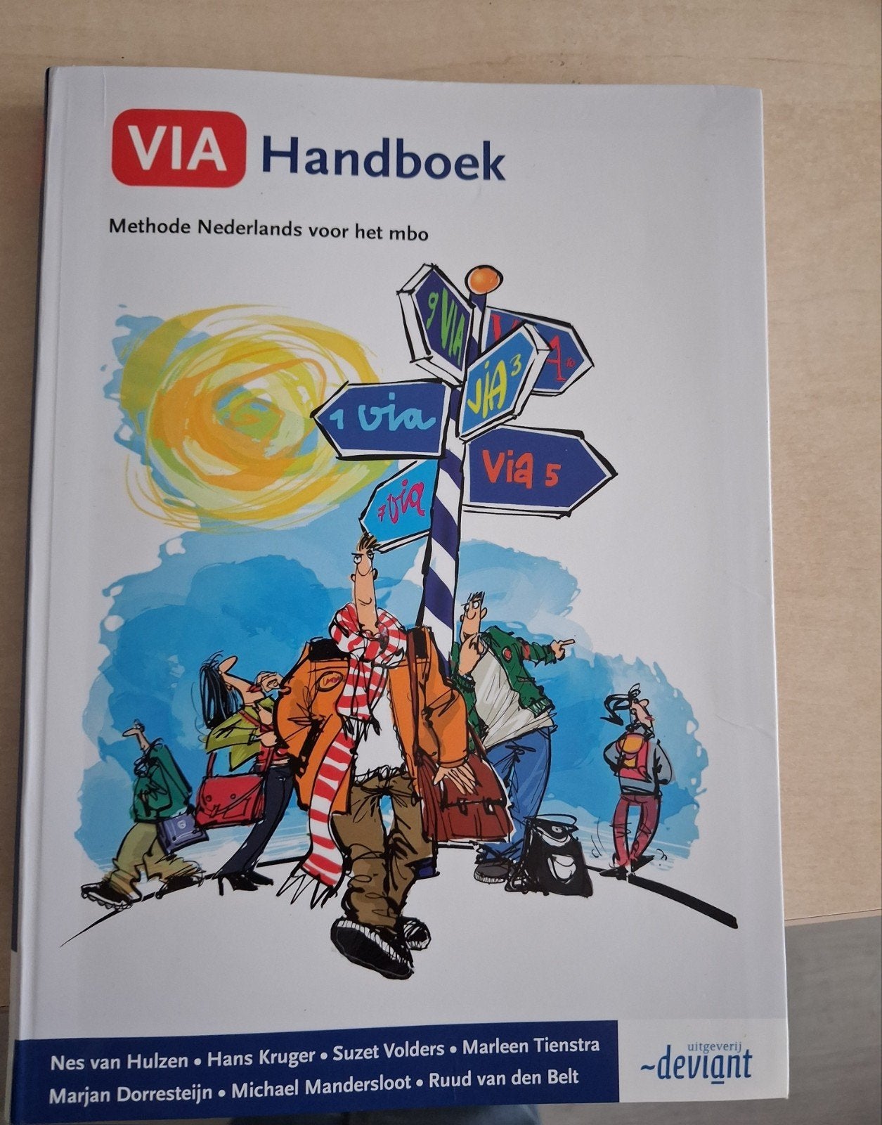 VIA Handboek Methode Nederlands voor het mbo, Ophalen of Verzenden, Zo goed als nieuw, MBO, Nes van Hulzen, Hans Kruger, Suzette Volders, Marleen Tienstra