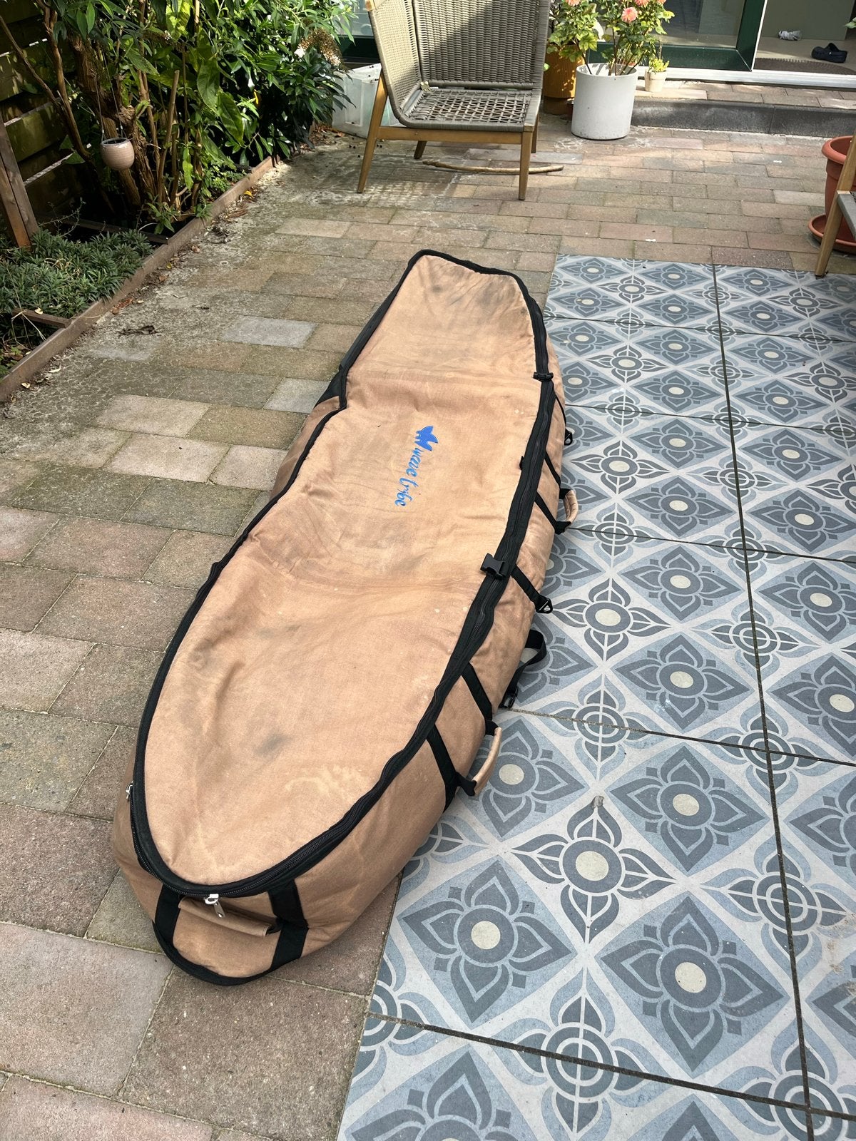 Wavetribe 6'8 surfboard coffin - Bescherm je board!, Ophalen, Gebruikt, Overige typen, Met draagtas