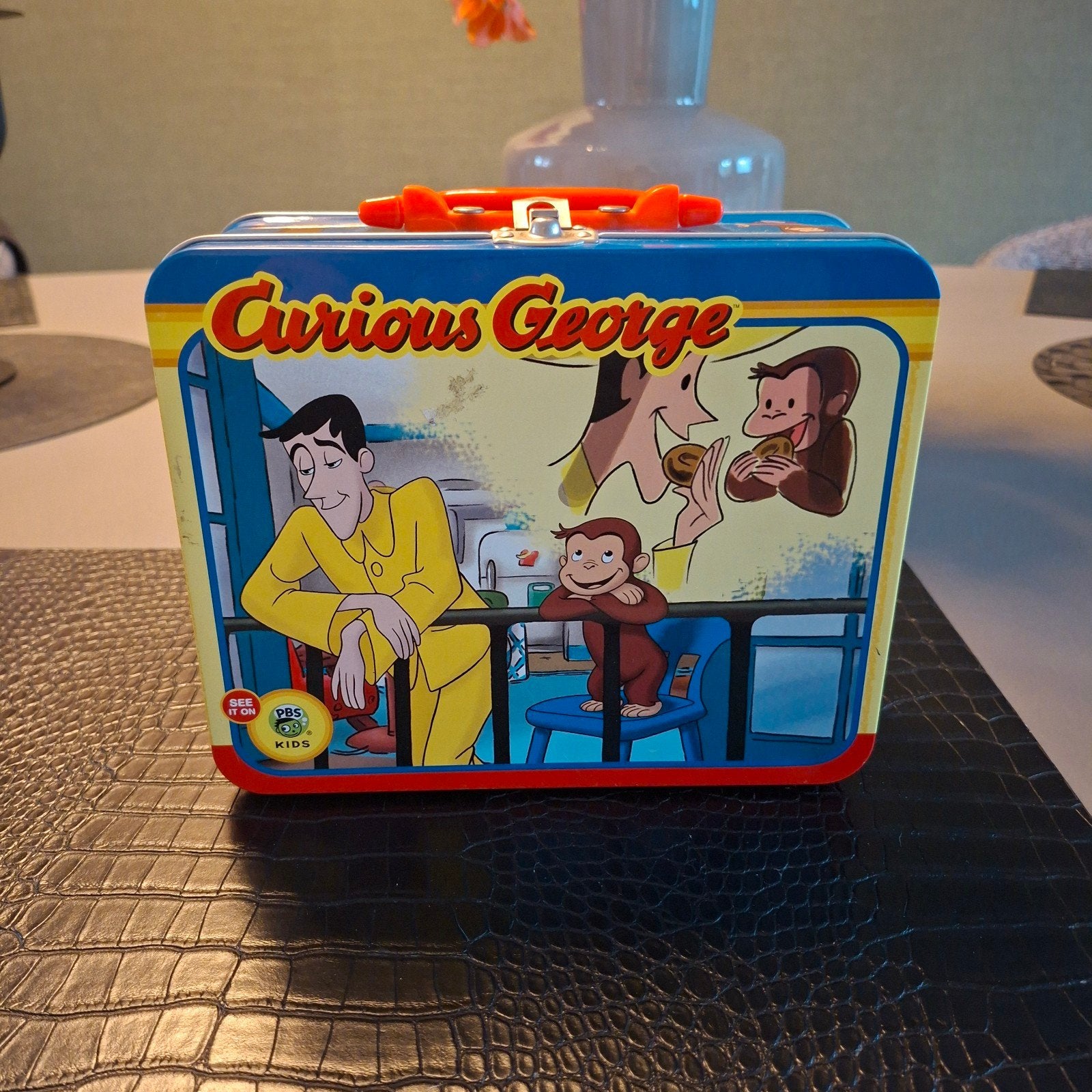 Curious George Broodtrommel / Lunchbox - Zo goed als nieuw, Ophalen of Verzenden, Zo goed als nieuw, Overige, Overige merken