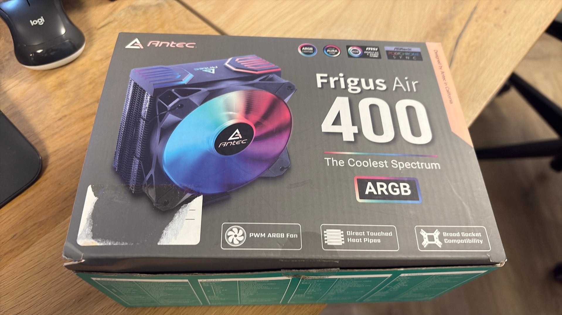 Antec frigus air 400 cpu cooler, Ophalen of Verzenden, Zo goed als nieuw, Luchtkoeling