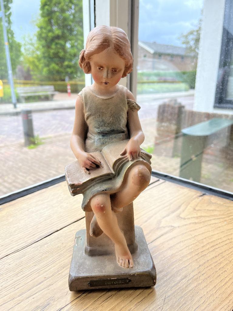 Antiek broccante beeldje, Antiek en Kunst, Curiosa en Brocante, Ophalen