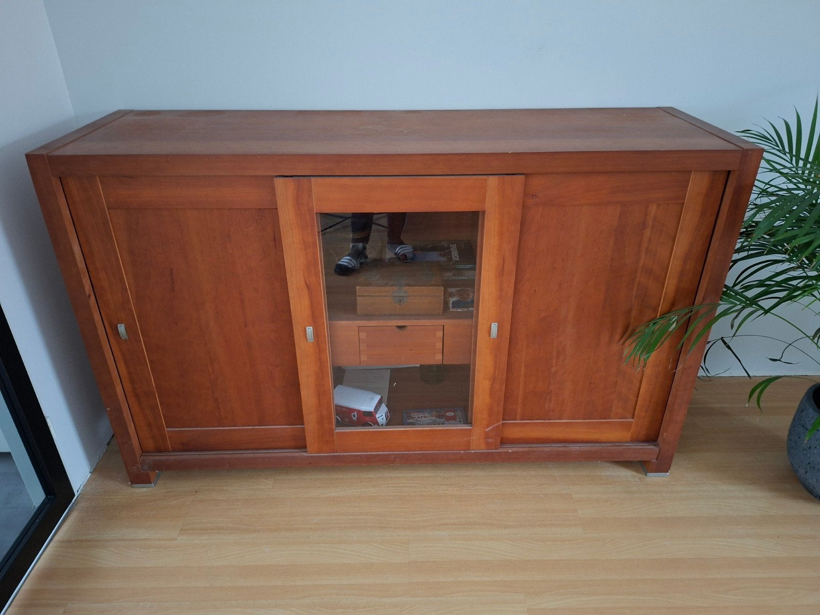 dressoir, Ophalen, Gebruikt, 150 tot 200 cm, Kersenhout