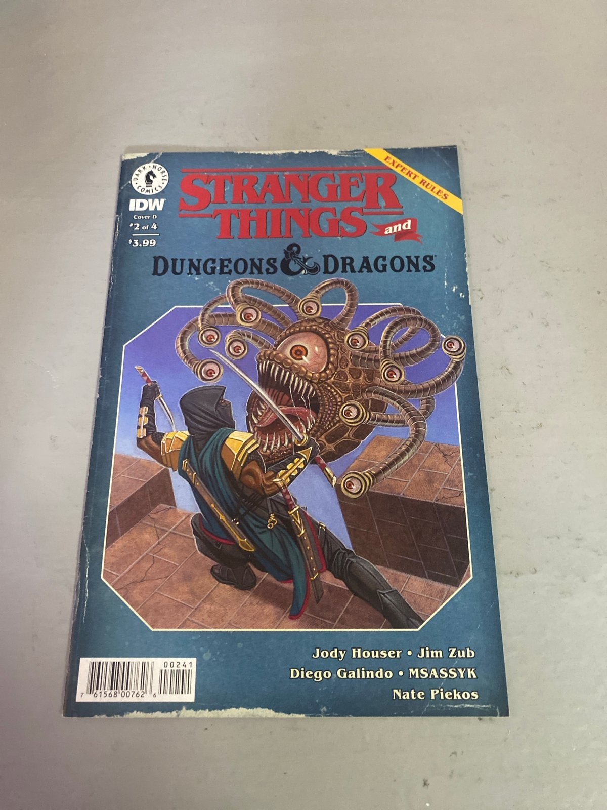 Stranger Things: Dungeons & Dragons #2 Variant D Comic, Eén comic, Ophalen of Verzenden, Zo goed als nieuw, Amerika
