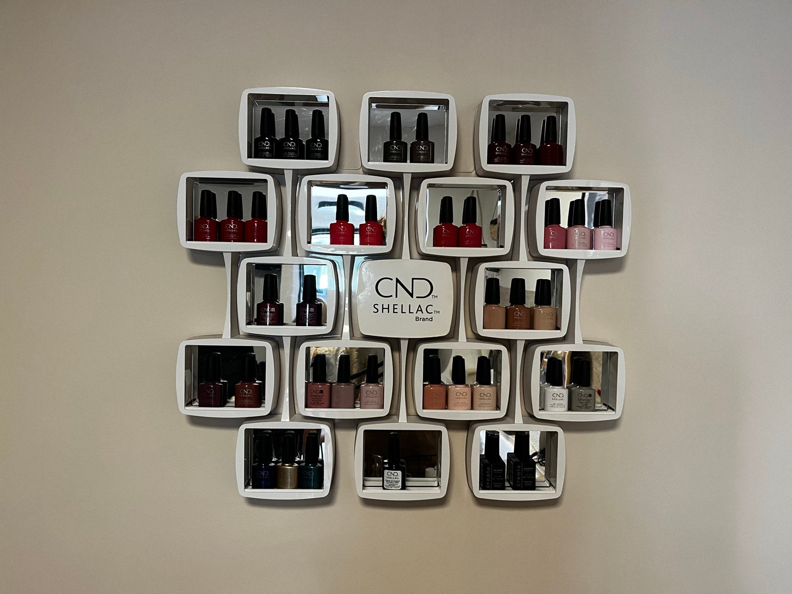 CND Shellac wand display wandrek, Ophalen of Verzenden, Zo goed als nieuw, Overige typen
