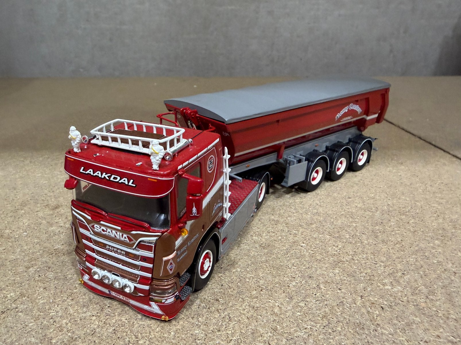 TEKNO SCANIA SUPER RONNY CEUSTER, Ophalen of Verzenden, Zo goed als nieuw, Bus of Vrachtwagen, Tekno