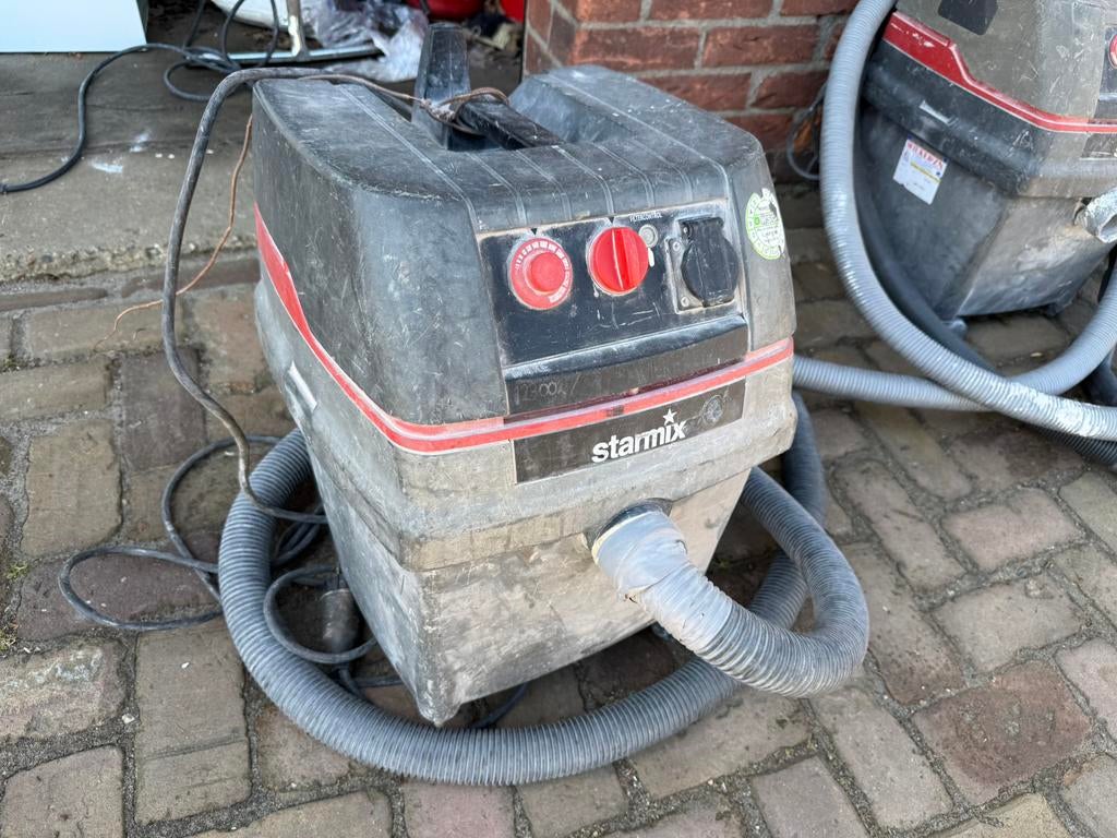 2 x starmix bouwstozuiger met filters en klopfunctie LEES!, Doe-het-zelf en Verbouw, Ophalen of Verzenden, Gebruikt