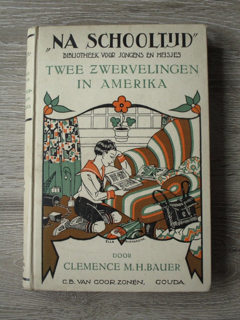 Twee zwervelingen in Amerika - Clemence M.H. Bauer, Ophalen of Verzenden, Gelezen, Fictie algemeen