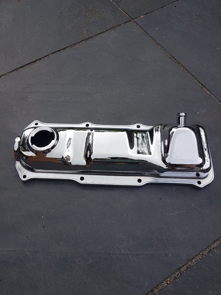 Verchroomde kleppen deksel vw golf 1of 2, Ophalen, Gereviseerd, Volkswagen