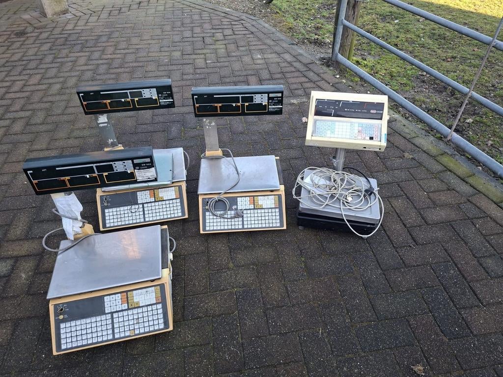 Kassaweegschaal weegschaal winkelweegschaal, Winkelweegschaal, 1 tot 500 gram, 100 kg of meer, Ophalen of Verzenden