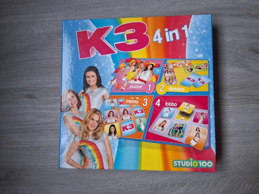 K3 4 in 1 box, Ophalen of Verzenden, Nieuw, Puzzelen