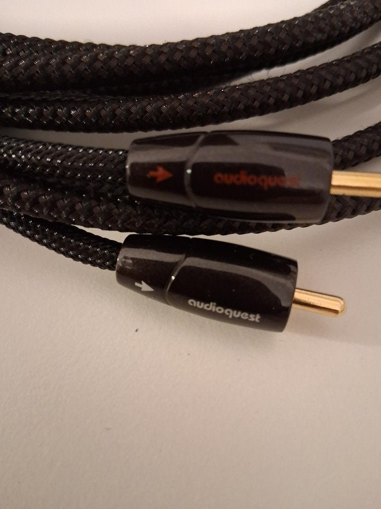 te koop AudioQuest rca-rca kabel, Ophalen of Verzenden, Nieuw, 2 tot 5 meter, Interlink-kabel