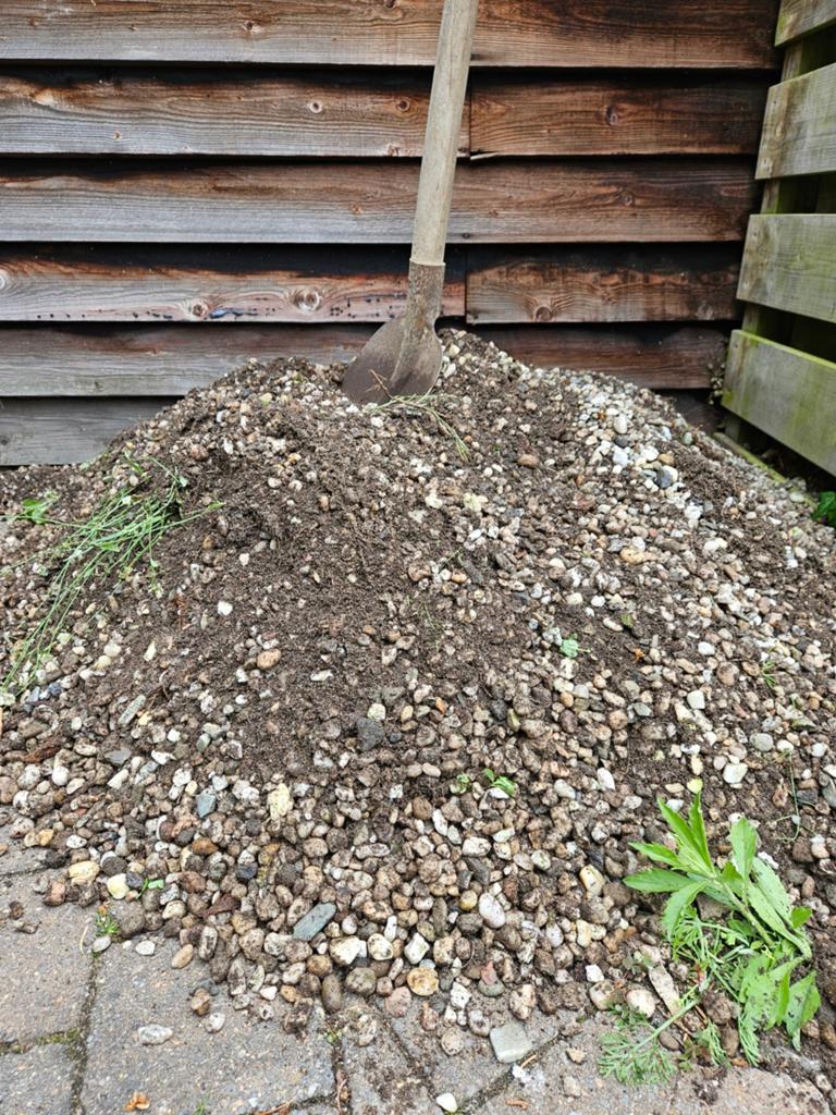Flinke berg steentjes voor tuin - Siergrind/Split, Ophalen, Gebruikt, Split