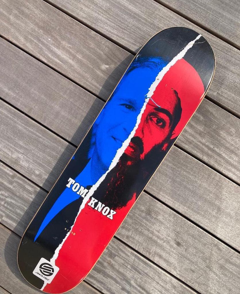 Vintage skateboard Santa Cruz Tom Knox, Sport en Fitness, Skateboarden, Verzenden, Nieuw, Skateboard