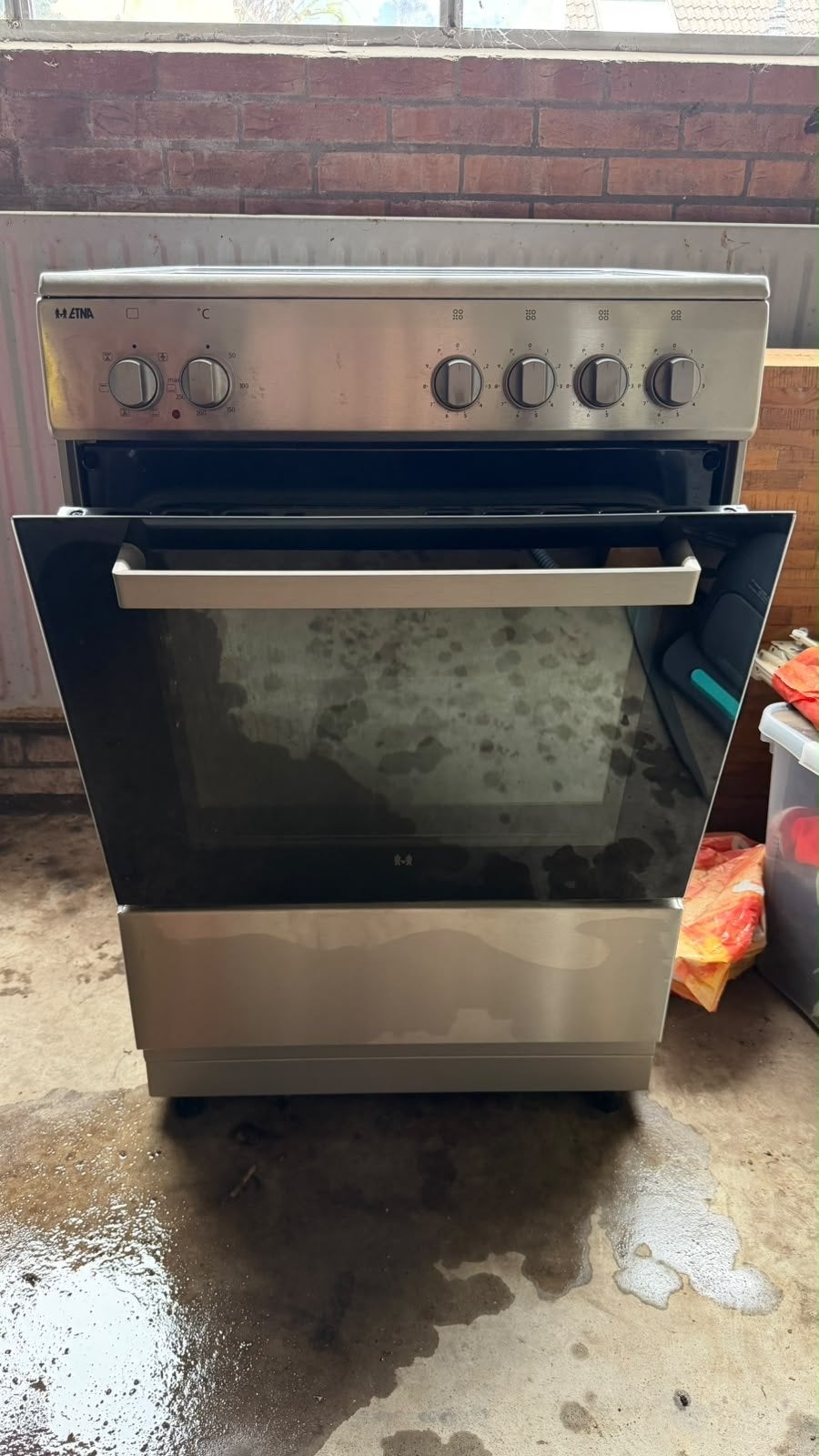 ETNA Vrijstaand Inductie Fornuis met Oven, Ophalen, Gebruikt, Hete lucht, 60 cm of meer