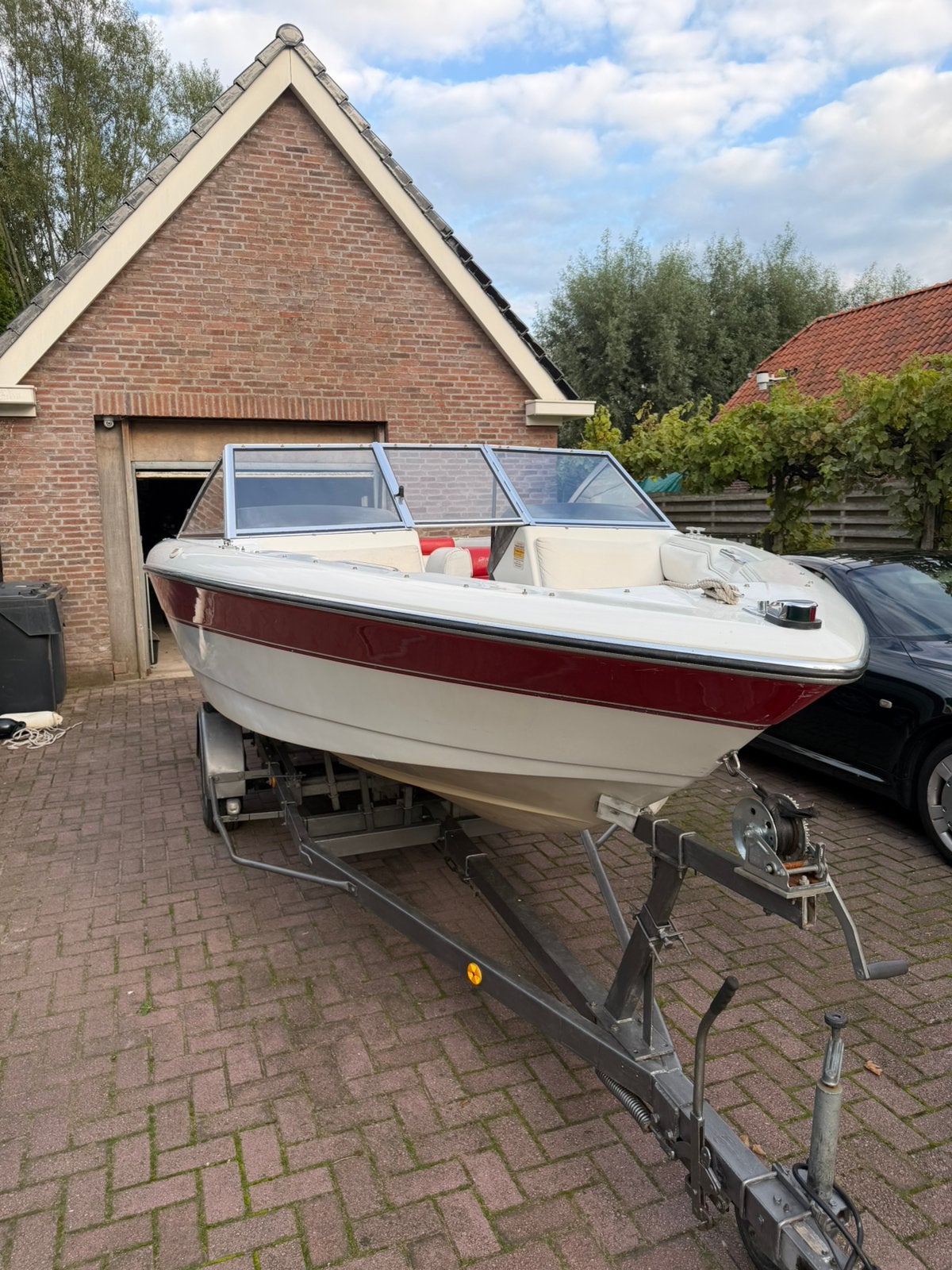 Speedboot rinker 181 135 pk bowrider, Ophalen, Gebruikt, Binnenboordmotor, 120 tot 200 pk