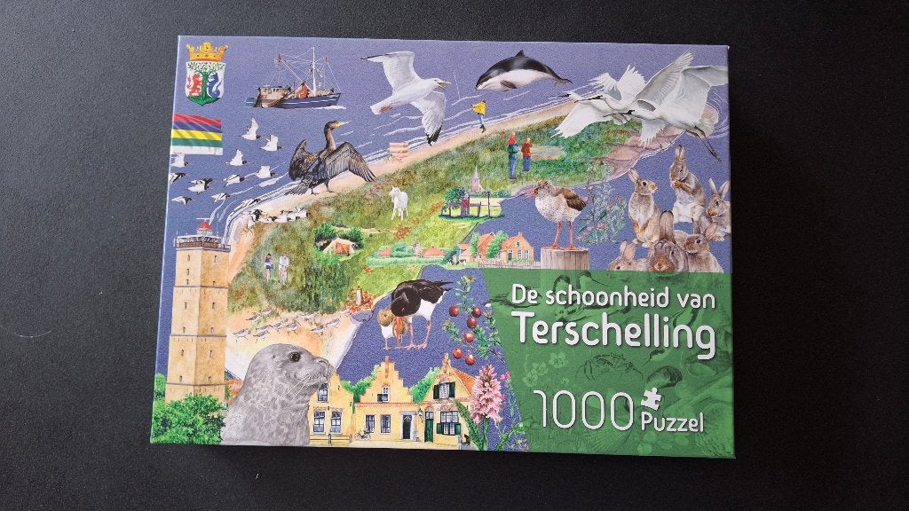 Terschelling puzzel 1000 stukjes, Ophalen of Verzenden, 500 t/m 1500 stukjes, Zo goed als nieuw, Legpuzzel