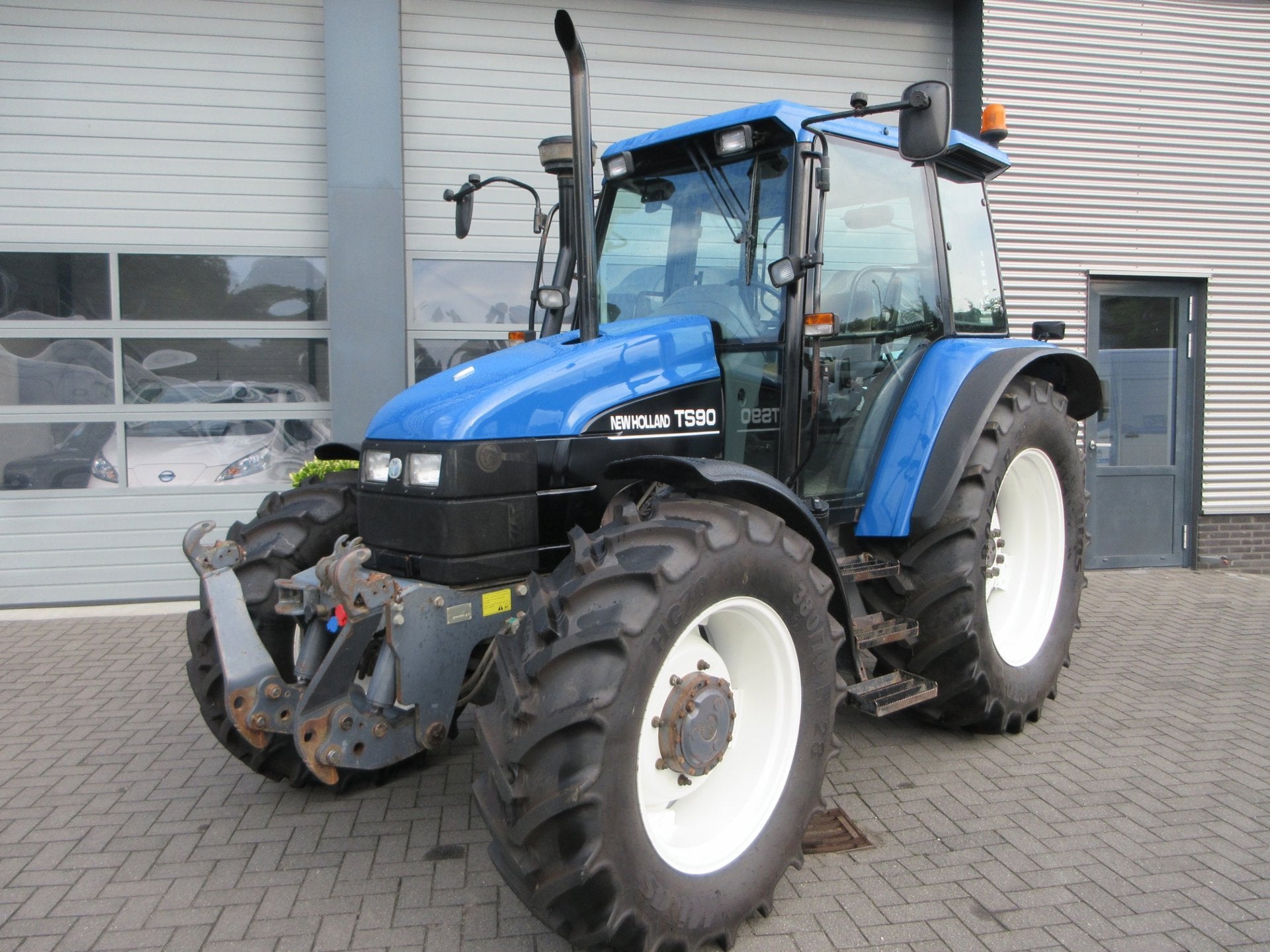 New Holland TS90 Hydraulische fronthef, Auto's, Gebruikt, Overige carrosserieën, Blauw, Overige brandstoffen