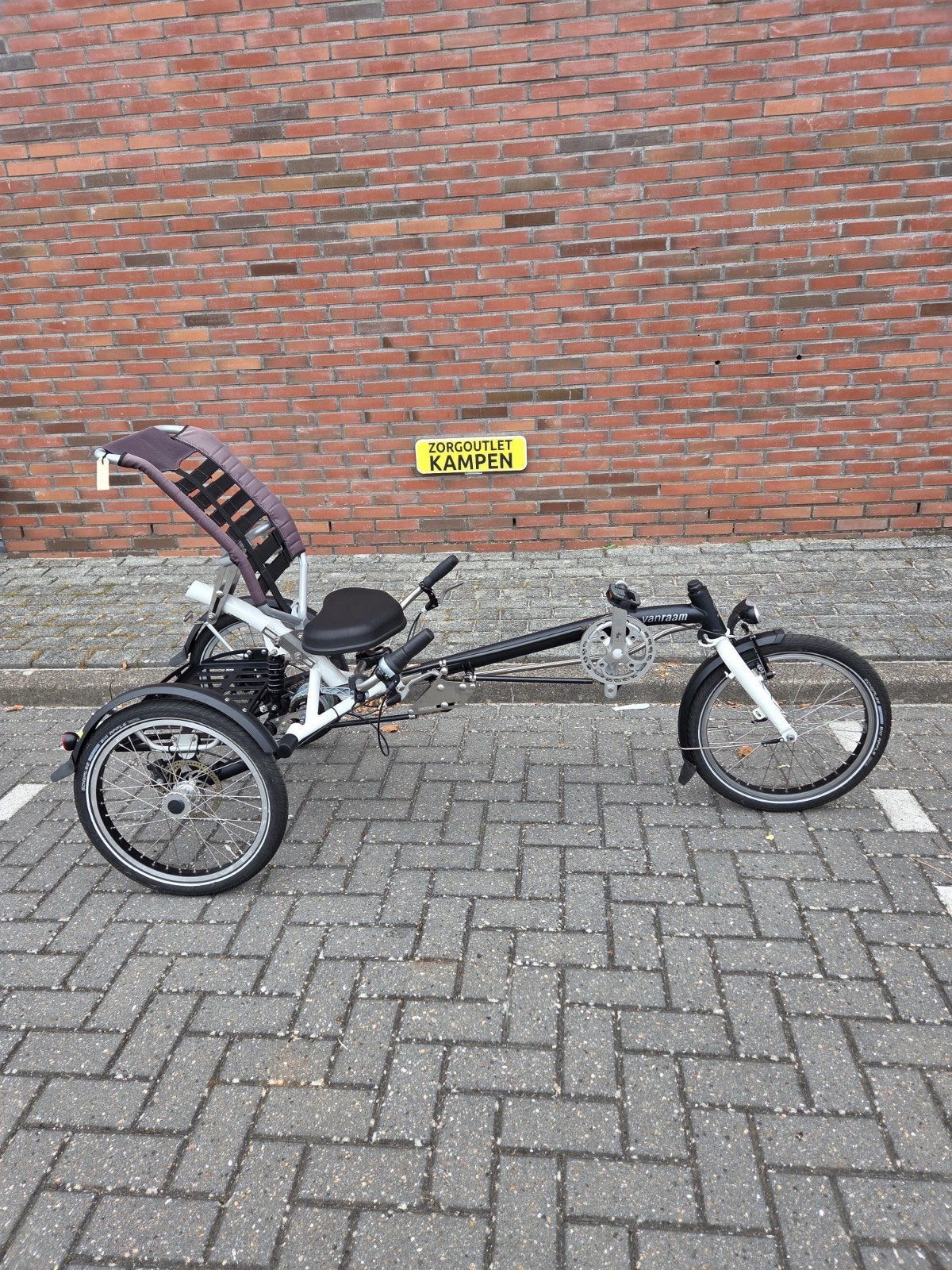 van Raam easy sport driewiel ligfiets, Ophalen