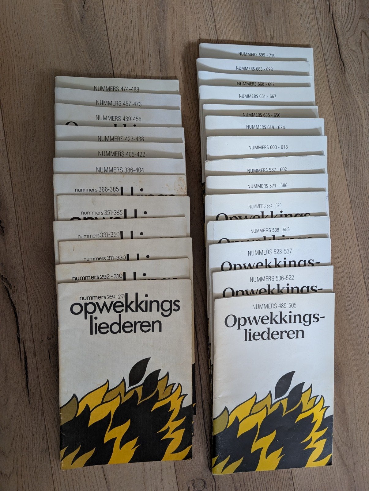26x Opwekkingsliederen muziekboeken nr. 269-710 [compleet], Ophalen of Verzenden, Gebruikt, Artiest of Componist, Piano