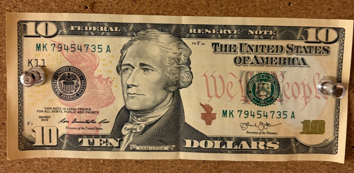 Amerikaans 10 Dollar Biljet - Federal Reserve Note, Postzegels en Munten, Ophalen of Verzenden, Noord-Amerika, Los biljet