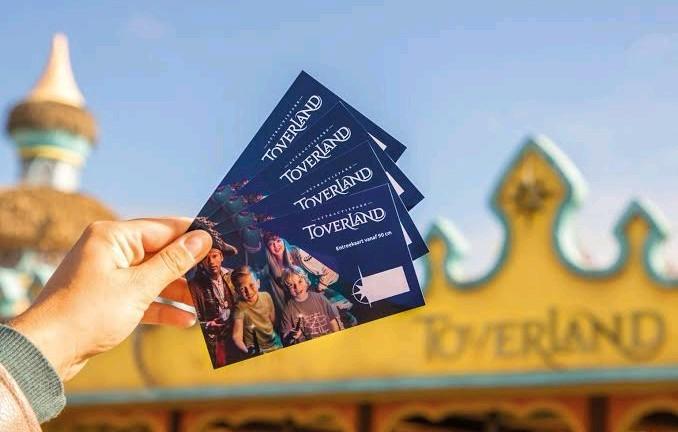 4 Wintertickets voor Toverland