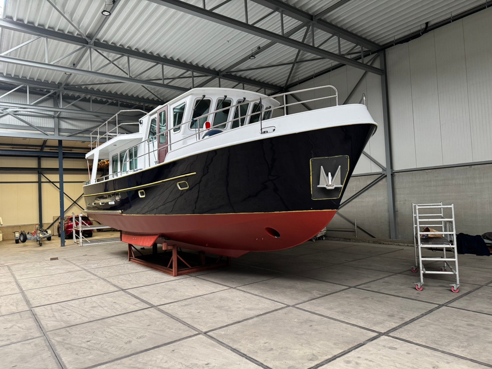 trawler vripack, Ophalen, Aluminium, Boegschroef