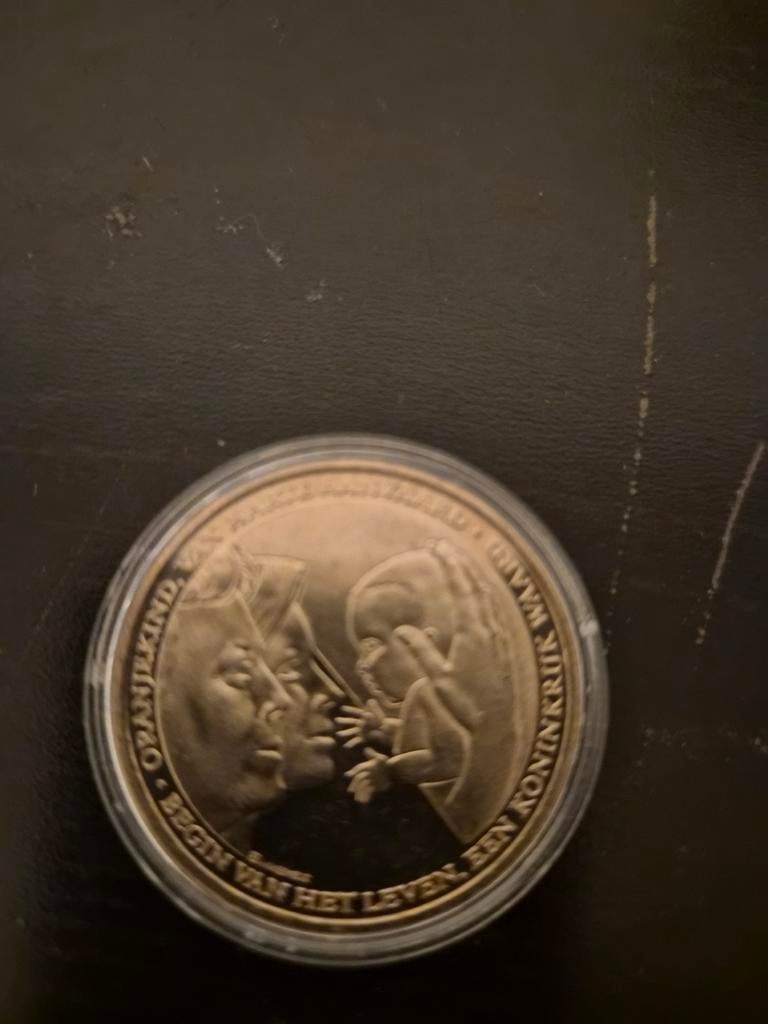 Geboortemunt Prinses Catharina-Amalia 2003, Postzegels en Munten, Munten | Nederland, Ophalen of Verzenden