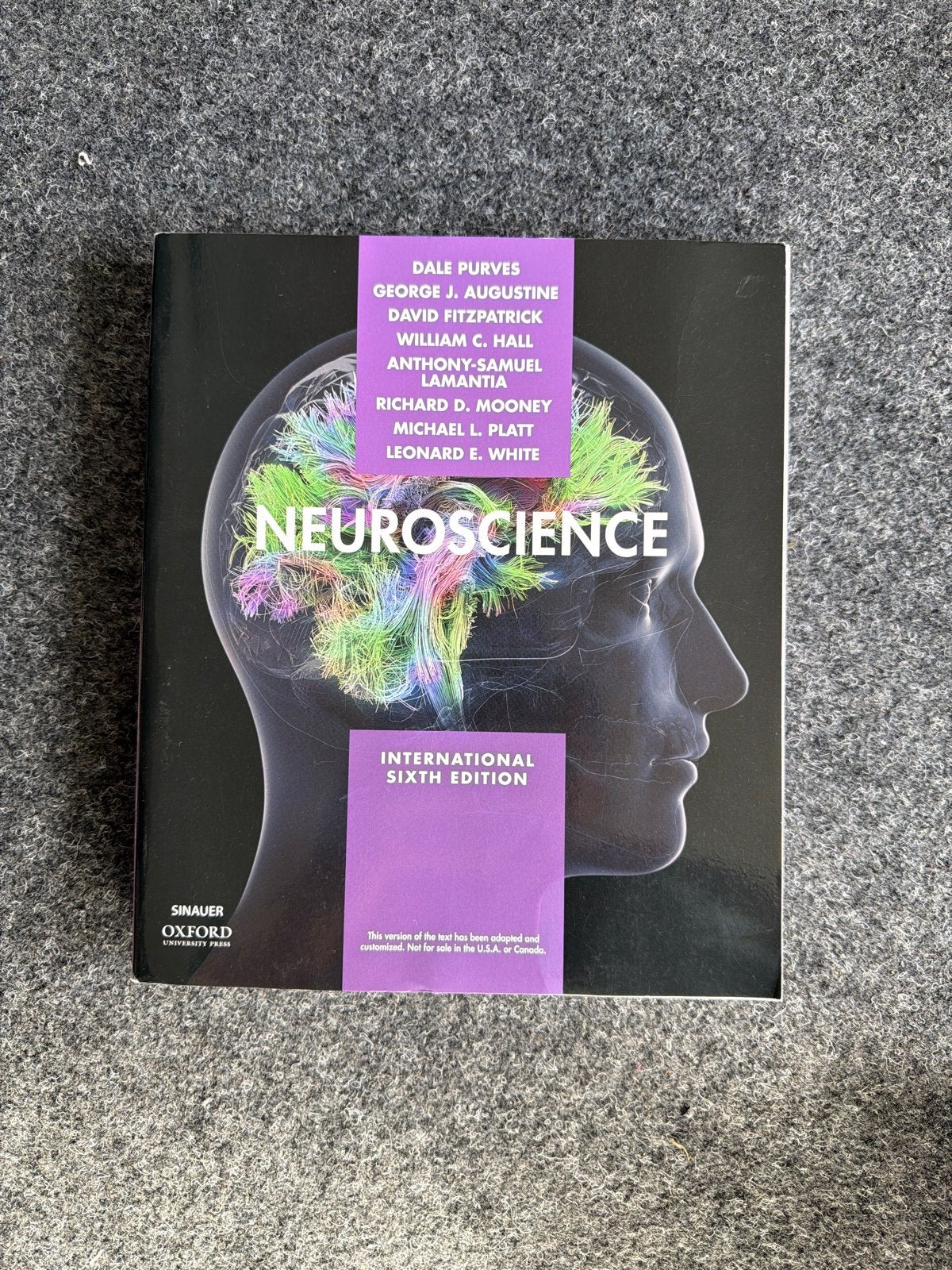Neuroscience - International Sixth Edition, Ophalen of Verzenden, Beta, Zo goed als nieuw, WO