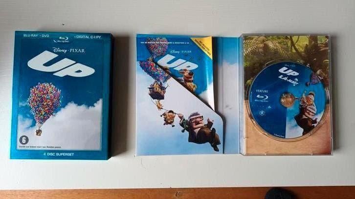 Up! 4 bluray disc box set Disney Pixar, Ophalen of Verzenden, Zo goed als nieuw, Kinderen en Jeugd, Boxset