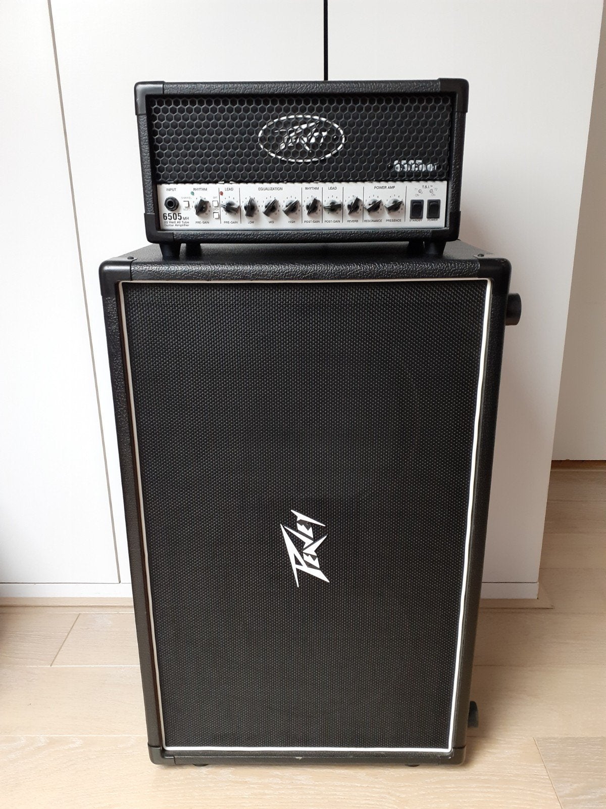 Peavey 6505MH Gitaarversterker, buizenversterker + Cabinet, Ophalen, Gebruikt, Gitaar, Minder dan 50 watt