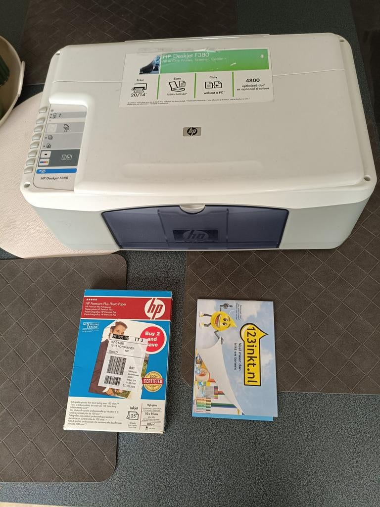 HP Deskjet F380, Gebruikt, Printer, Inkjetprinter, Ophalen of Verzenden