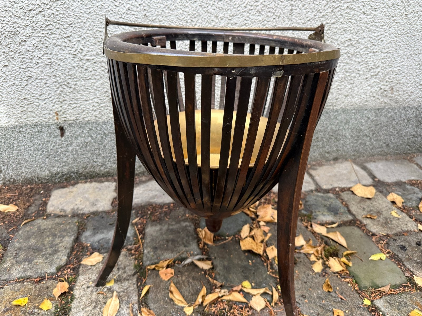 Mahoniehouten Jardinière / Theestoof (Wijnkoeler), Ophalen